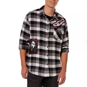 Ghost Face Flannel Shirt
